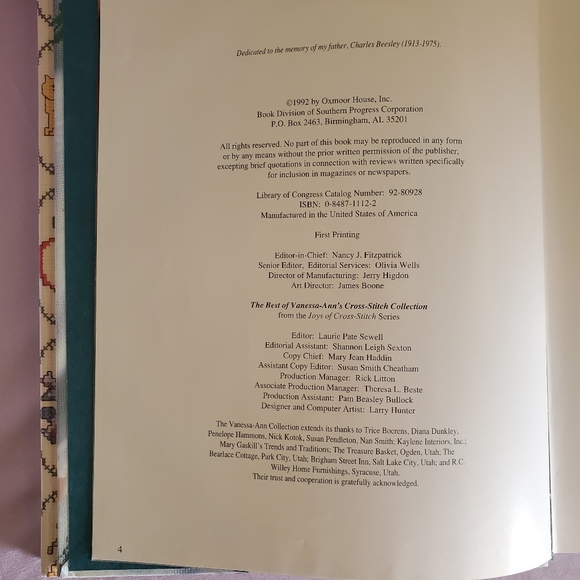 2 Vintage Vanessa Ann Cross Stitch Books - Picture 6 of 6